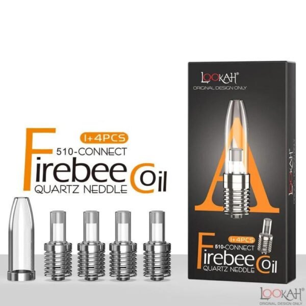 Lookah Firebee 510 Quartz Wax Coils 4 Pack - Image 2